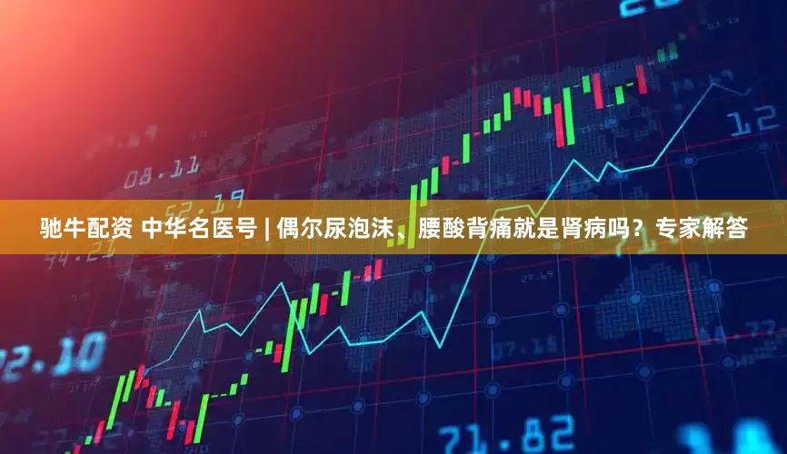 驰牛配资 中华名医号 | 偶尔尿泡沫、腰酸背痛就是肾病吗？专家解答