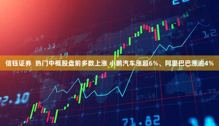 信钰证券  热门中概股盘前多数上涨 小鹏汽车涨超6%、阿里巴巴涨逾4%